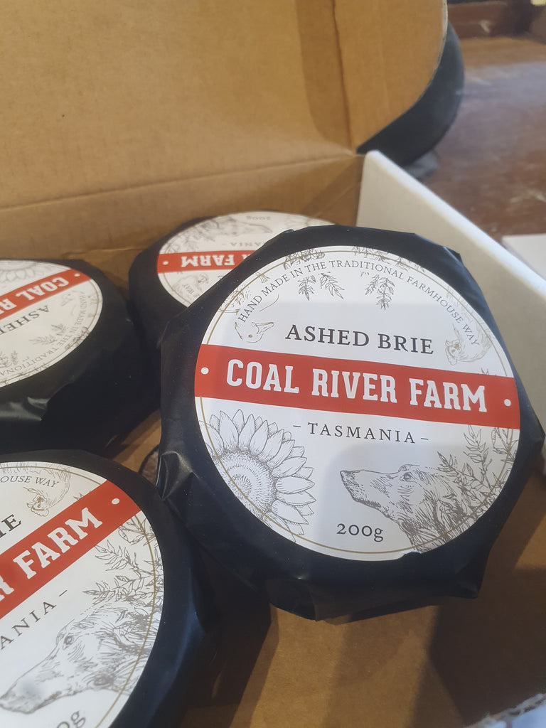 Coal River Farm Tasmania Ashed Brie 200g